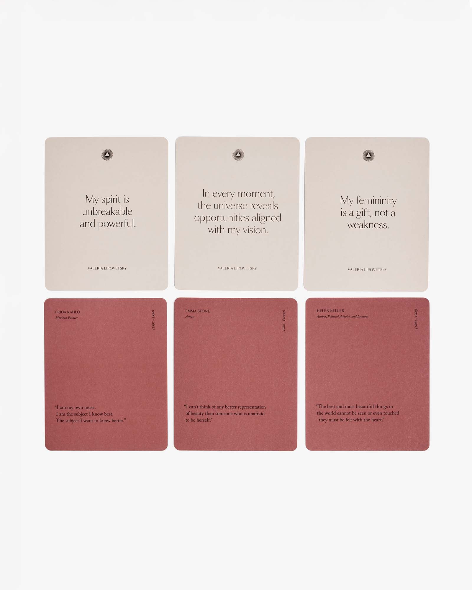 Mindful Affirmations for Women by Valeria Lipovetsky | Affirmation Card Deck | Confidence & Self-Love