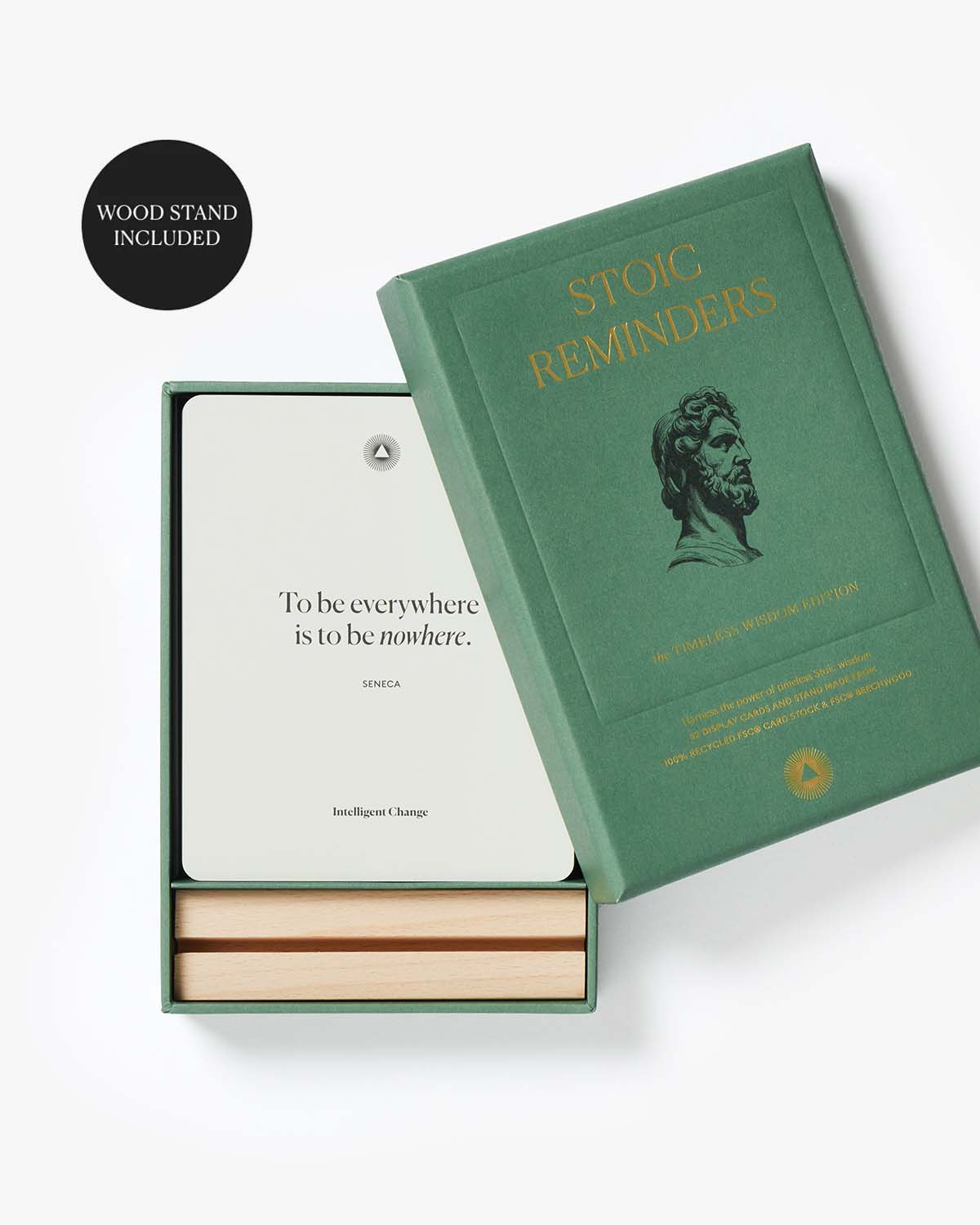 Stoic Reminders Quote Cards | Stoicism Card Deck | Daily Wisdom & Mindfulness