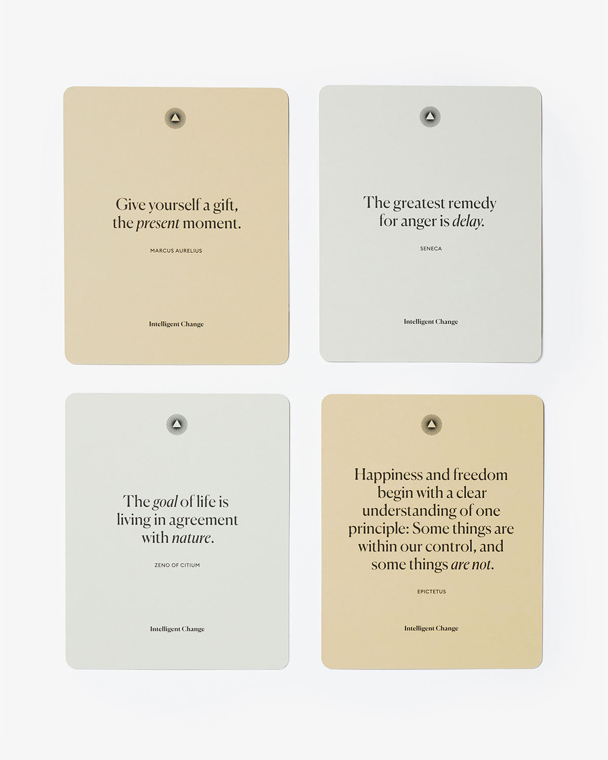 Stoic Reminders Quote Cards | Stoicism Card Deck | Daily Wisdom & Mindfulness