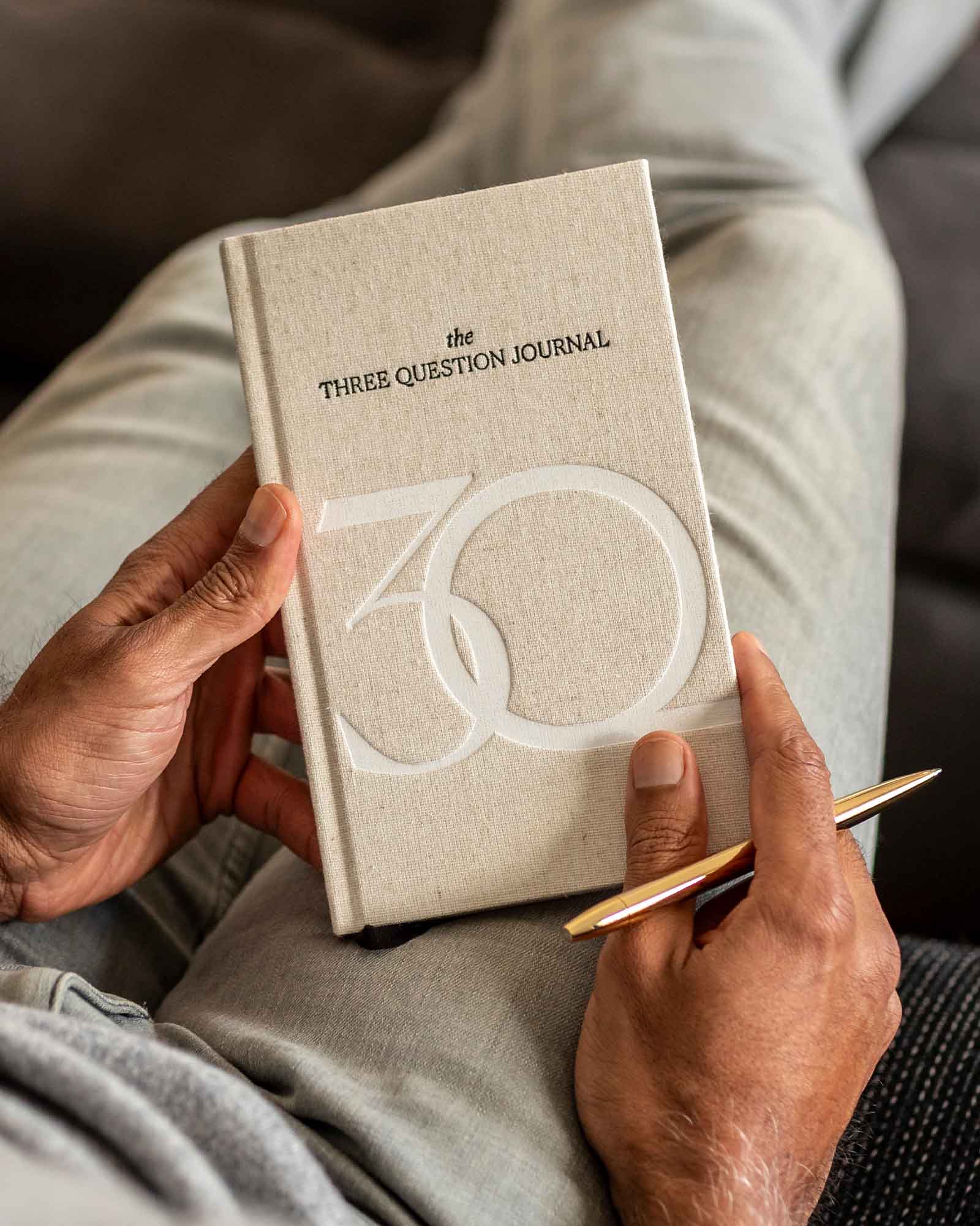 The Three Question Journal – Exclusive Edition | Daily Guided Journal | Mindfulness & Self-Reflection