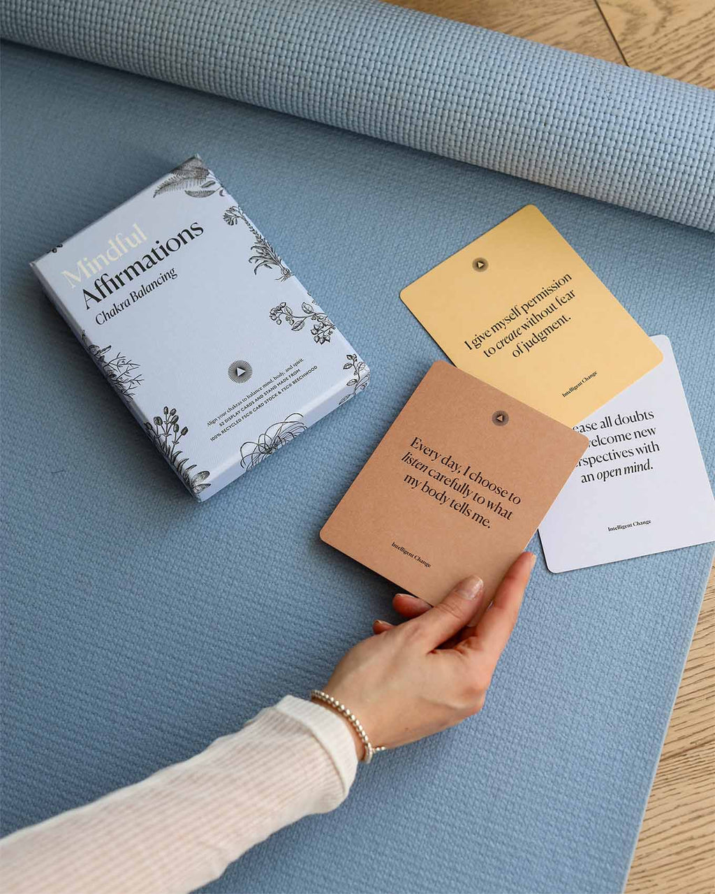 Mindful Affirmations for Chakra Balancing | Affirmation Card Deck | Energy & Spiritual Wellness