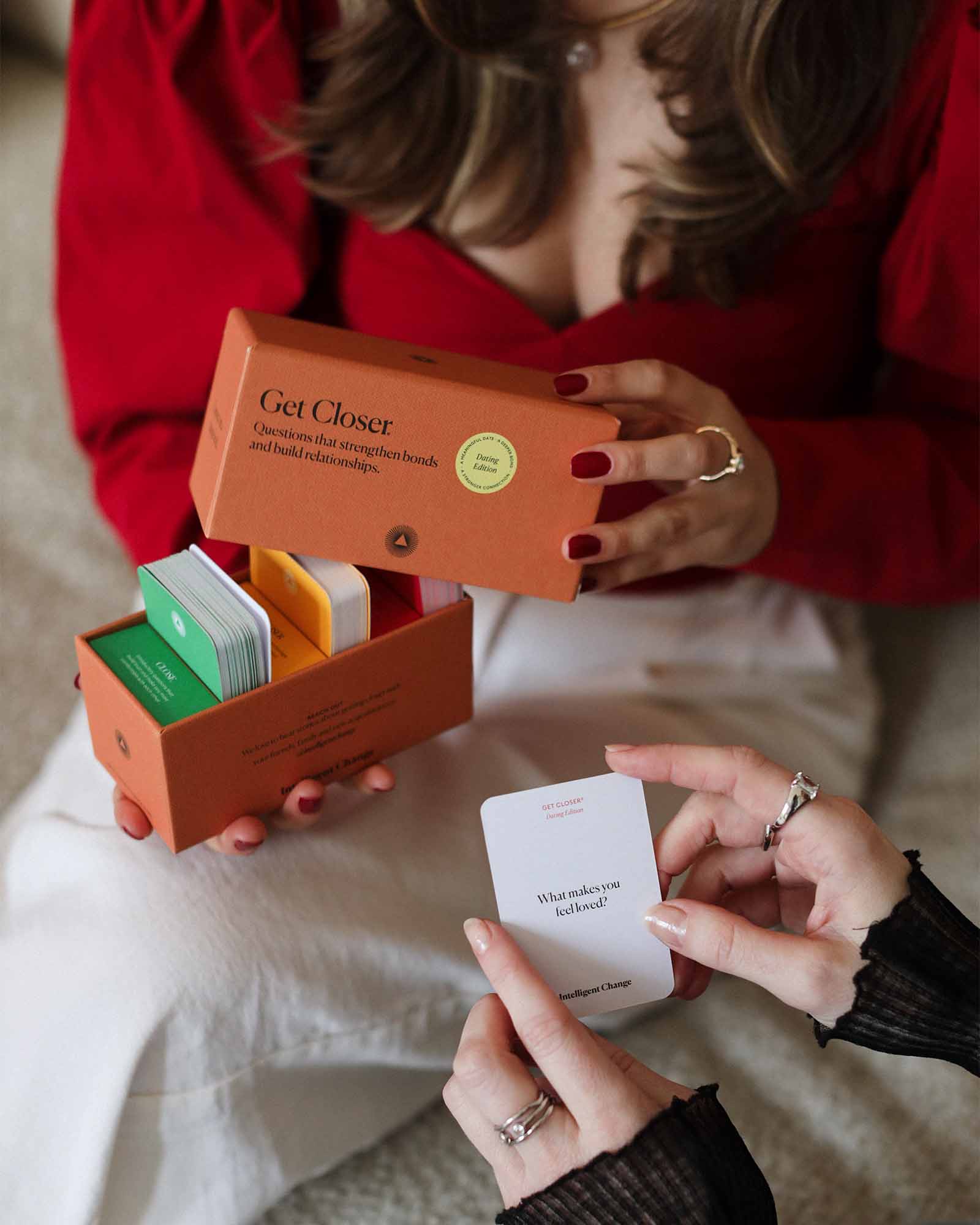 Get Closer Conversation Game – Dating Edition | Card Game for Dates | Icebreaker & Connection