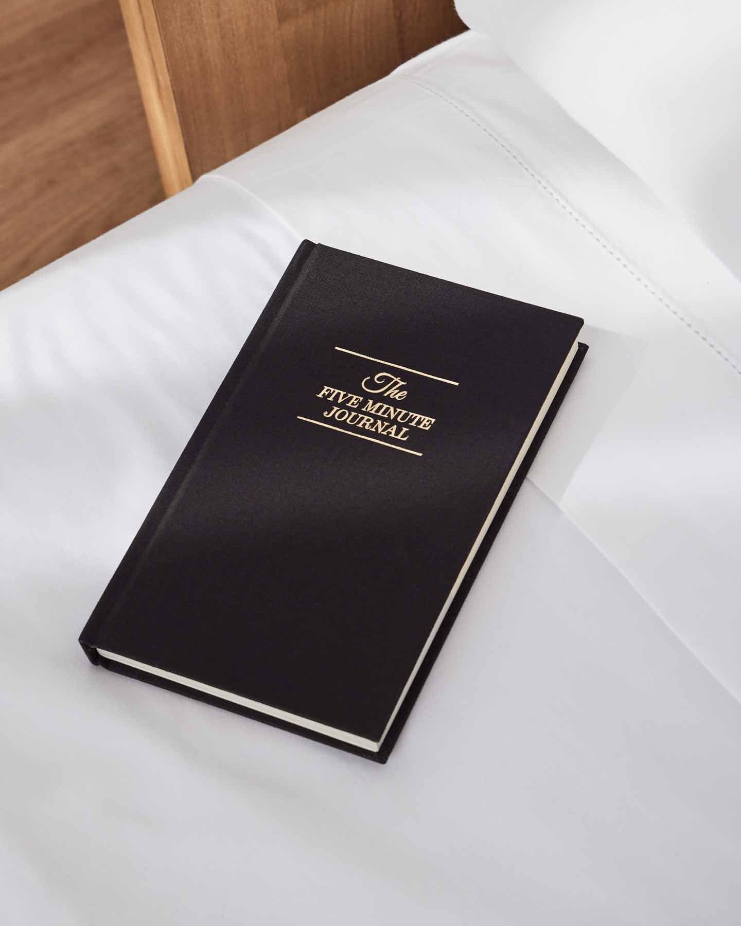 The Five Minute Journal – Bold Black | Daily Guided Journal | Gratitude & Mindfulness