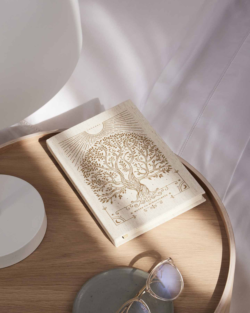 Notes to Mindfulness Journal – Linen | Guided Mindfulness Journal | Daily Reflection