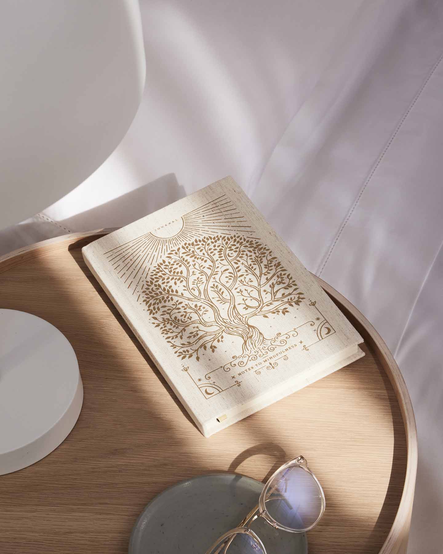 Notes to Mindfulness Journal – Linen | Guided Mindfulness Journal | Daily Reflection