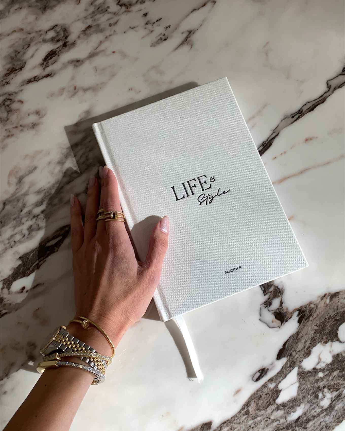LIFE&Style Planner – Off-White | Weekly Lifestyle Planner | Mindfulness & Organization