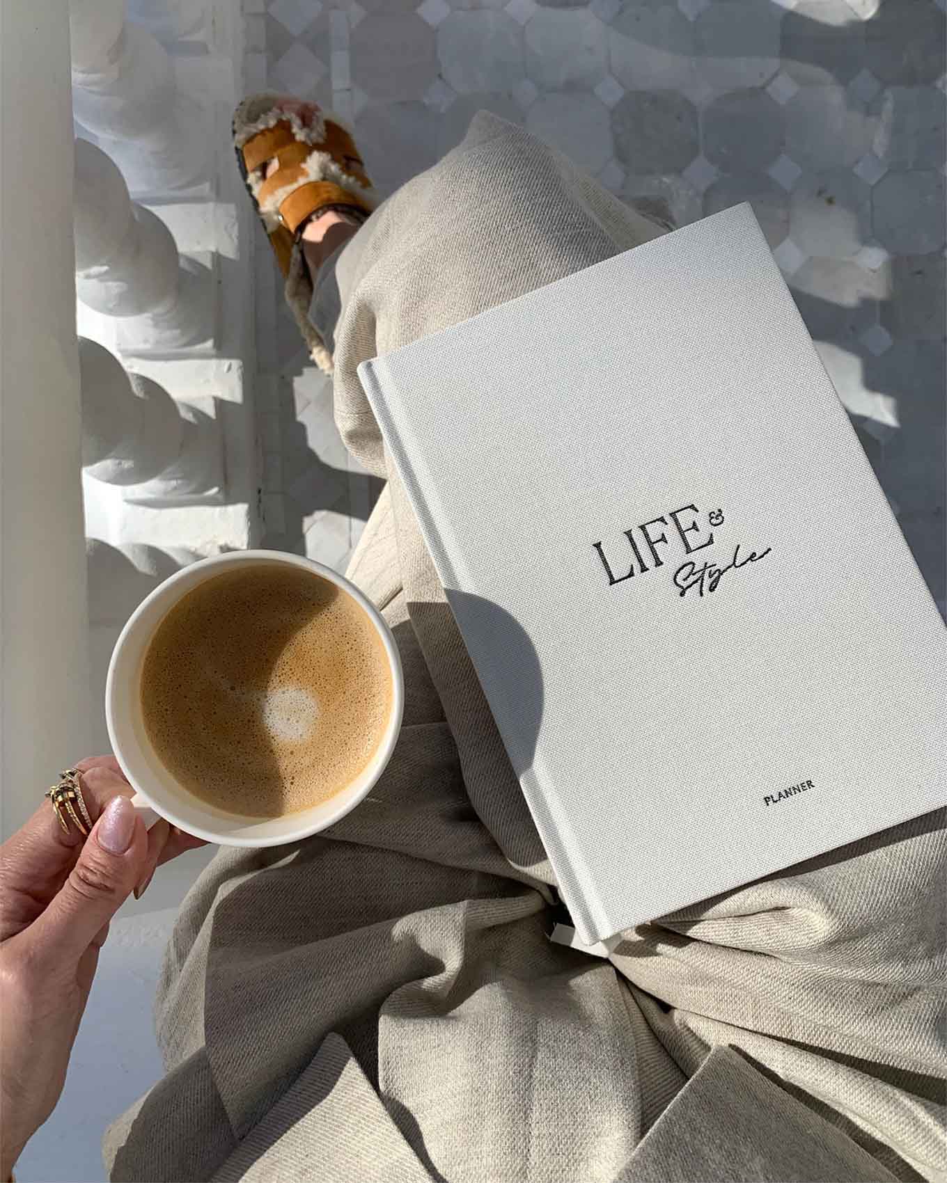 LIFE&Style Planner – Off-White | Weekly Lifestyle Planner | Mindfulness & Organization