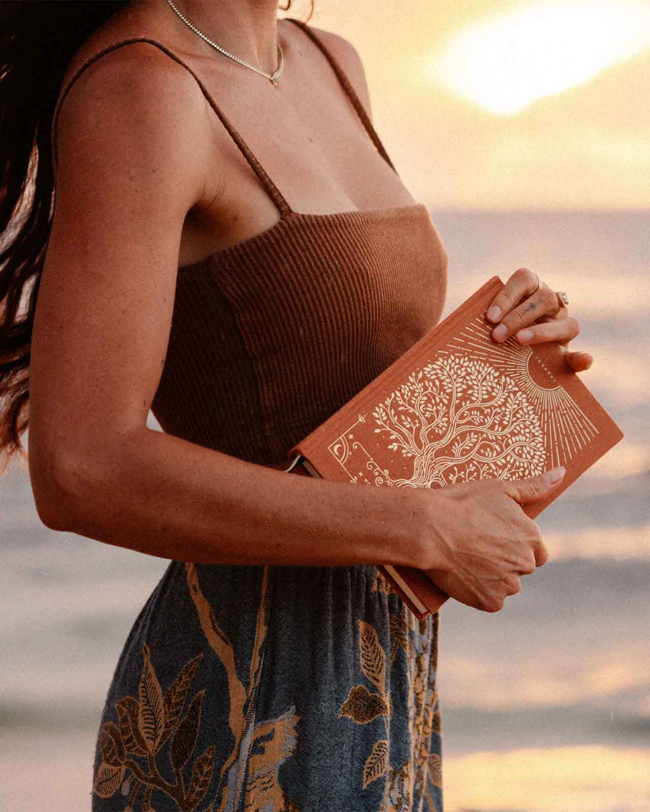 Notes to Mindfulness Journal – Sunset Orange | Guided Mindfulness Journal | Daily Reflection