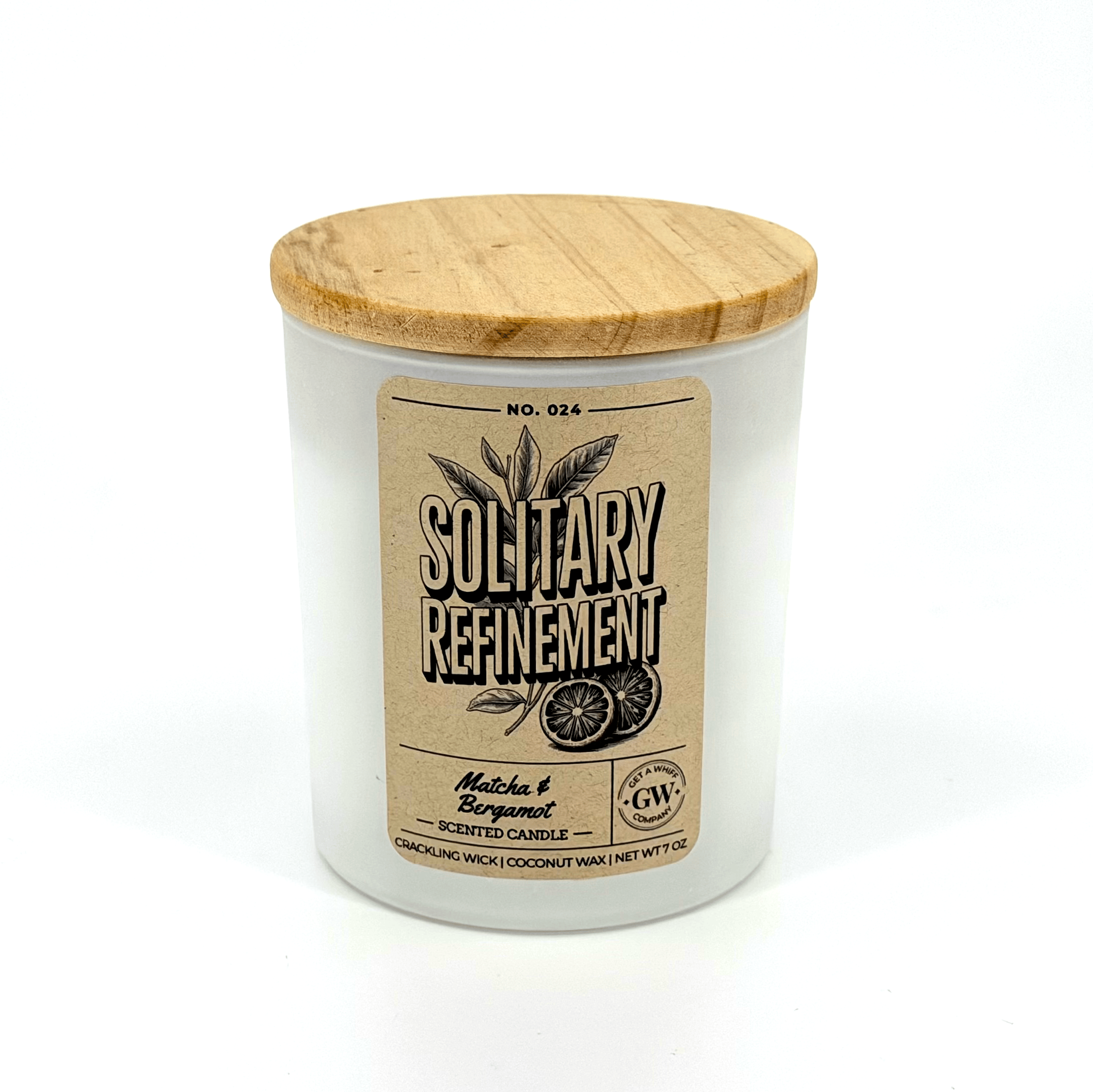 Solitary Refinement Candle – Matcha & Bergamot | Luxury Soy Wax Candle | Home Fragrance