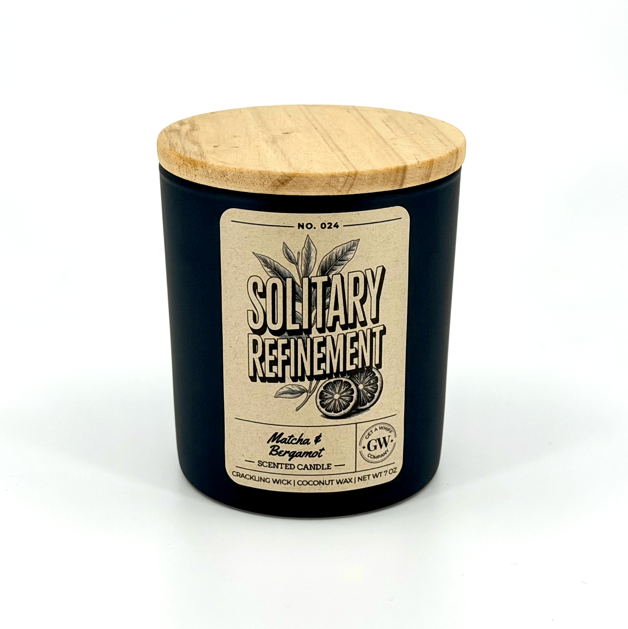 Solitary Refinement Candle – Matcha & Bergamot | Luxury Soy Wax Candle | Home Fragrance