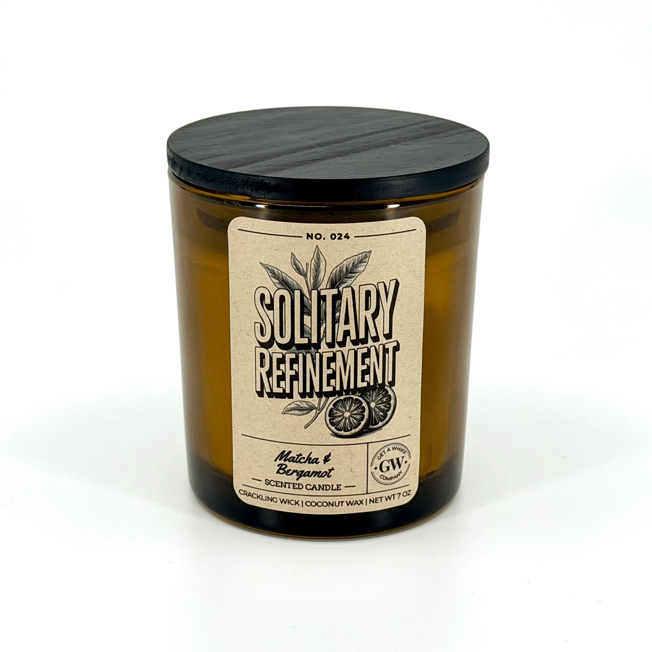 Solitary Refinement Candle – Matcha & Bergamot | Luxury Soy Wax Candle | Home Fragrance