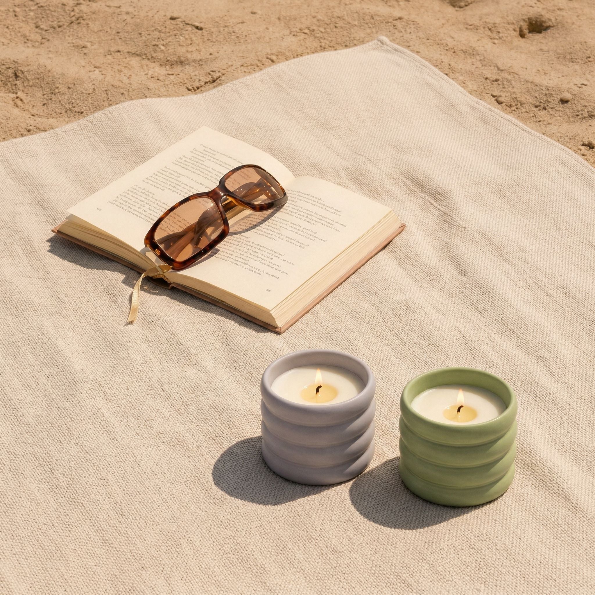 Soy Wax Ceramic Candle | Vegan | Swiss Fragrance | Reusable Vessel | 7.76 oz