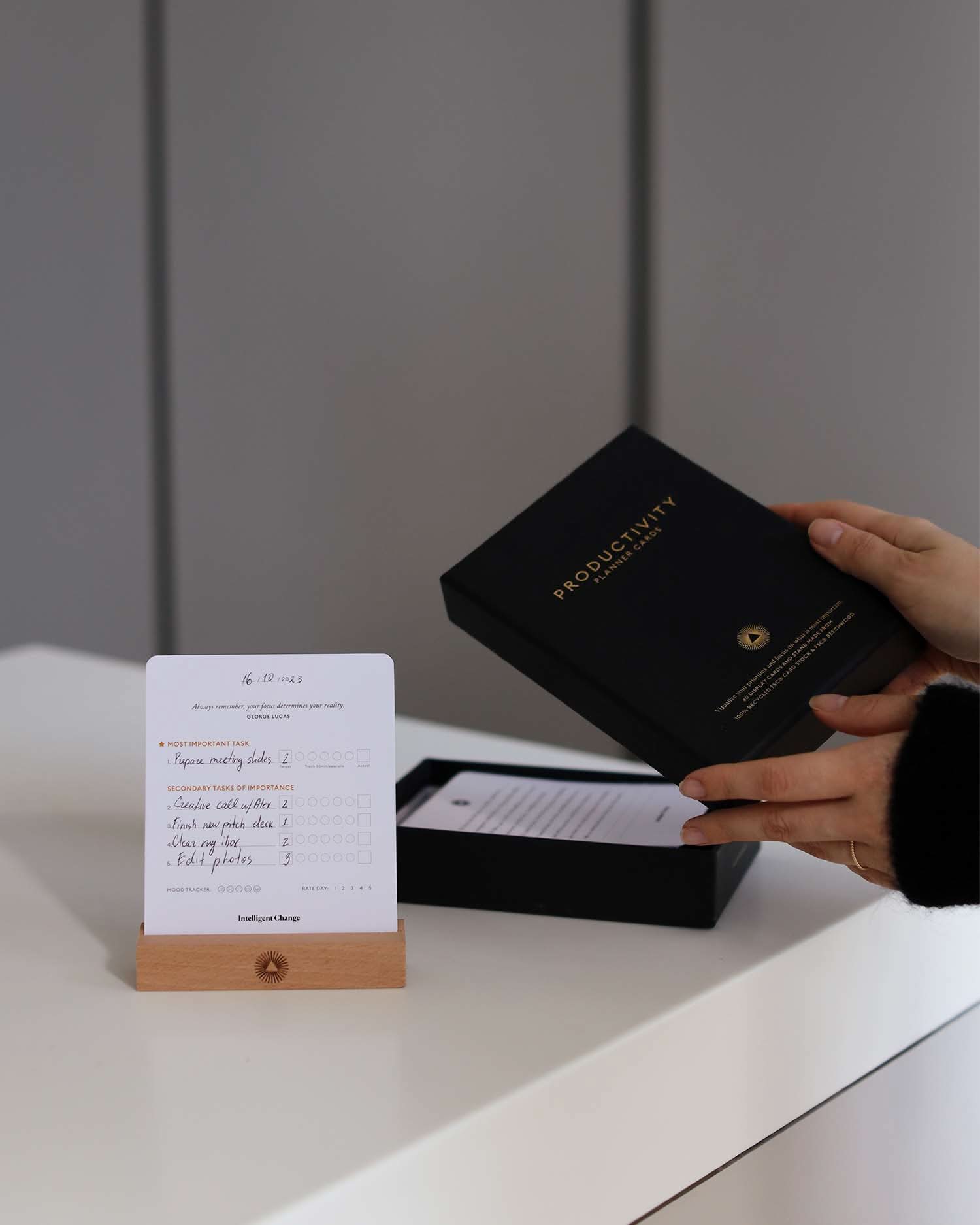 Productivity Planner Cards | Task & Priority Planning Card Set | Focus & Time Management