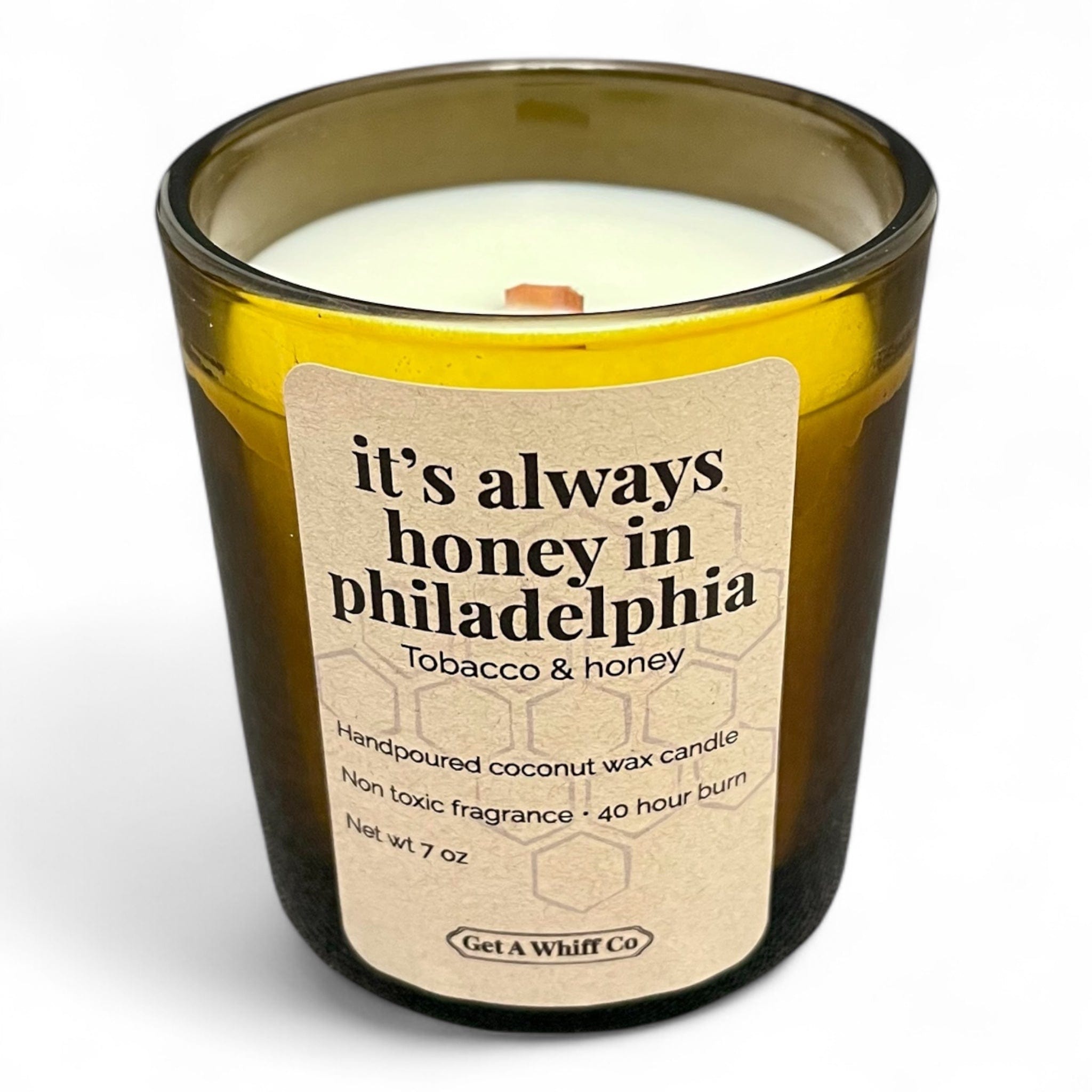 Minimalist Amber Candles – Choose Your Scent | Soy Wax Candle in Amber Glass | Home Fragrance
