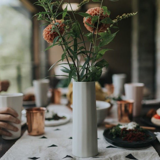 Bloom Vase | Handmade Porcelain Flower Vase | Home Decor & Floral Arrangements