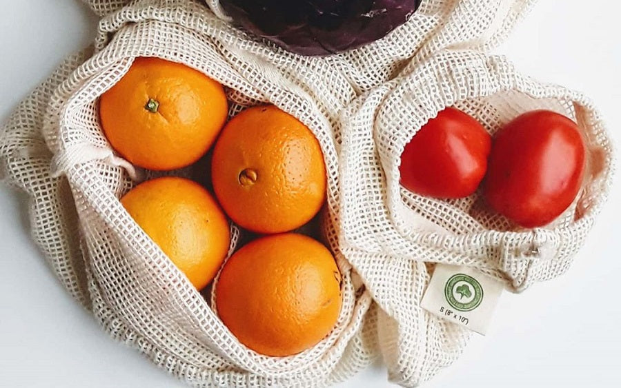 Mesh Produce Bags | Reusable Grocery & Produce Bags | Eco-Friendly Food Storage