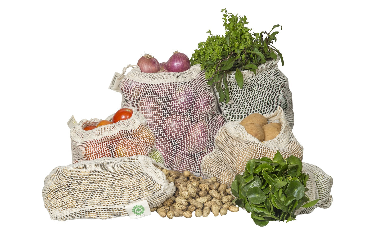 Mesh Produce Bags | Reusable Grocery & Produce Bags | Eco-Friendly Food Storage